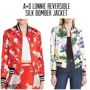Alice + Olivia Lonnie Reversible Floral Jacket